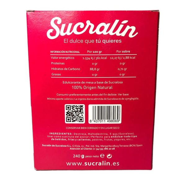 Sucralín Box 300 HORECA