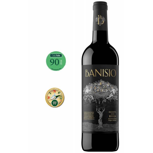 Vino tinto Tempranillo Reserva  La Rioja, Banisio