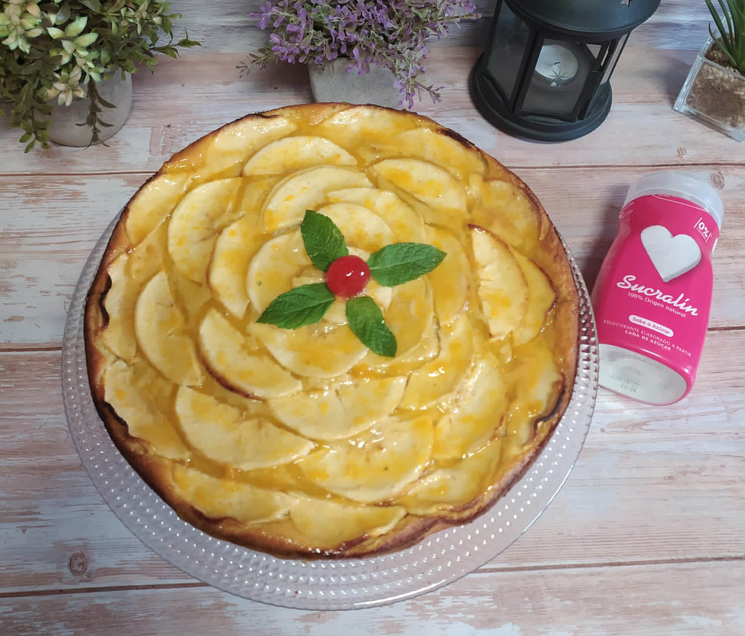 TARTA DE MANZANA TIPO PUDIN