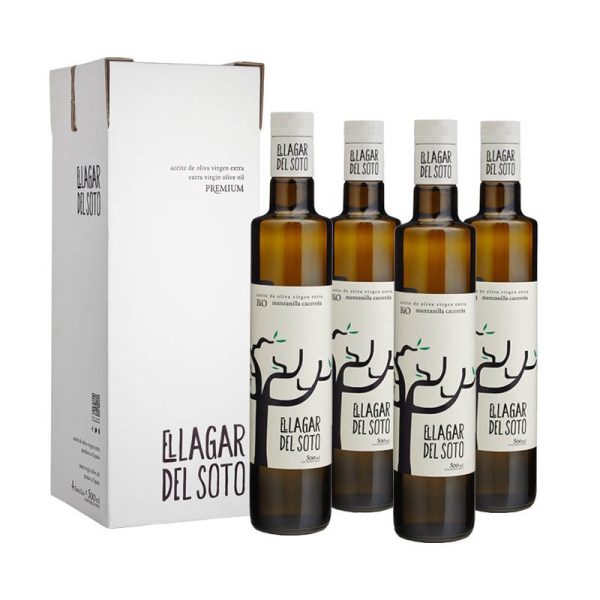 ceite de Oliva Virgen Extra Lagar del Soto Premium BIO, Manzanilla Cacereña Jacoliva