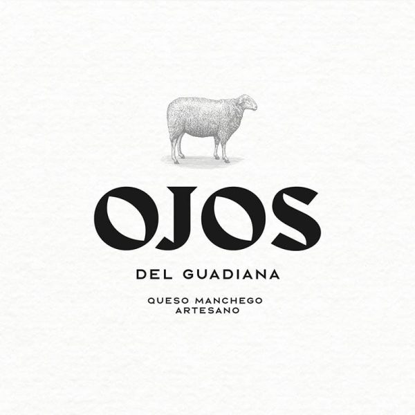 Queso manchego D.o., leche cruda semicurado, Ojos del guadiana